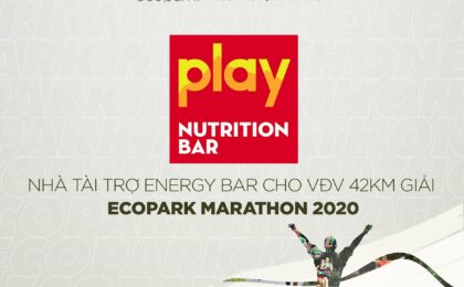 PLAY NUTRITION- NHÀ TÀI TRỢ ENERGY BAR CHO VĐV 42KM