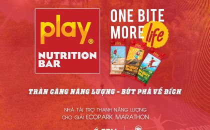 PLAY NUTRITION: NHÀ TÀI TRỢ THANH NĂNG LƯỢNG CHO GIẢI ECOPARK MARATHON