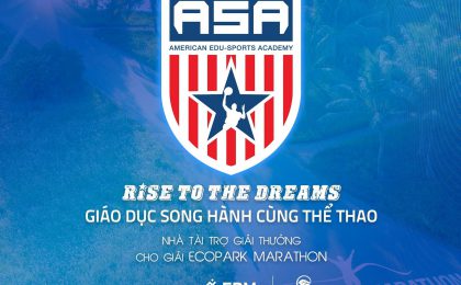 ASA: NHÀ TÀI TRỢ GIẢI THƯỞNG CHO GIẢI ECOPARK MARATHON