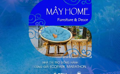 MÂY HOME: NHÀ TÀI TRỢ ĐỒNG HÀNH CÙNG GIẢI ECOPARK MARATHON