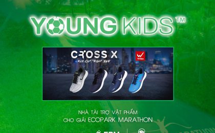 YOUNG KIDS: NHÀ TÀI TRỢ VẬT PHẨM CHO GIẢI ECOPARK MARATHON 2023