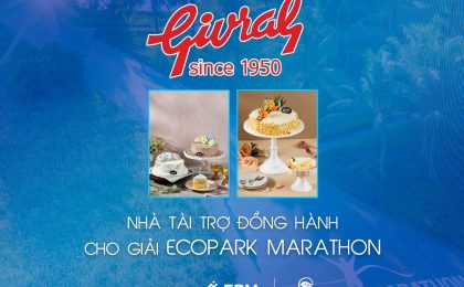GIVRAL BAKERY: NHÀ TÀI TRỢ ĐỒNG HÀNH CÙNG GIẢI ECOPARK MARATHON