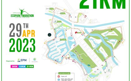 Công bố Route chính thức các cự ly 5km, 10km, 21km EPM23